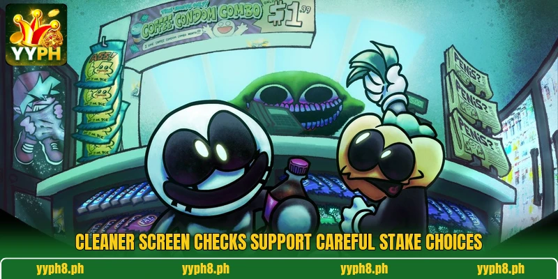 Cleaner screen checks support careful stake choices Cleaner screen checks support careful stake choices