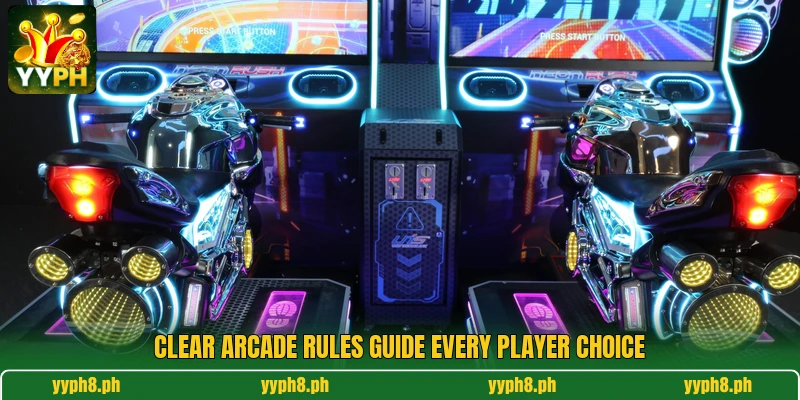 Clear arcade rules guide every player choice