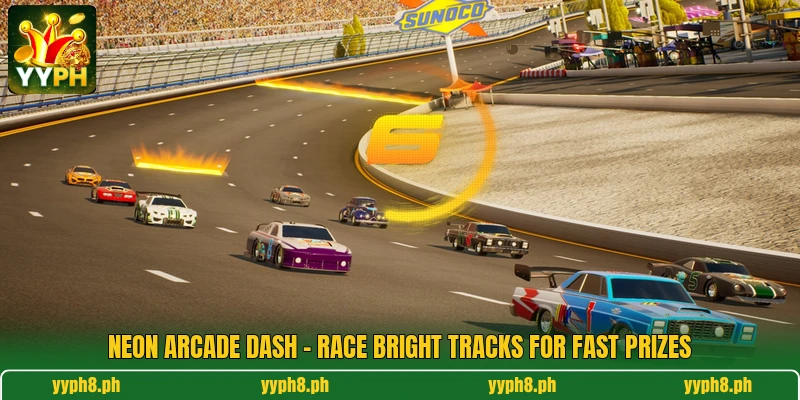 Neon Arcade Dash - Race Bright Tracks For Fast Prizes