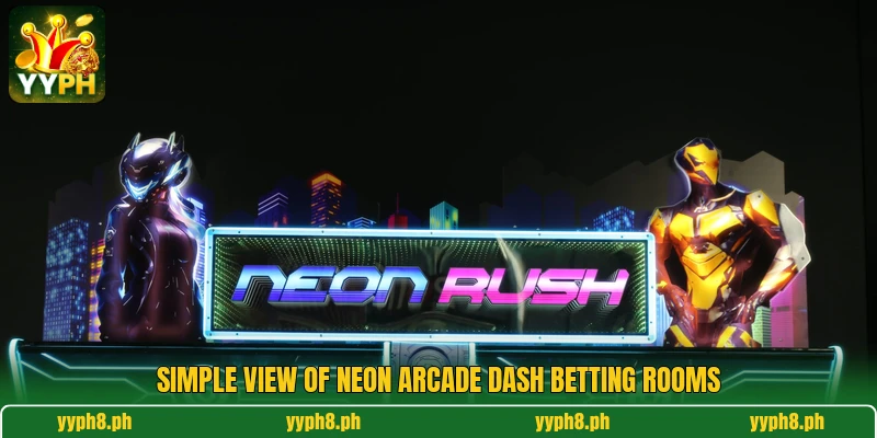 Simple view of Neon Arcade Dash betting rooms
