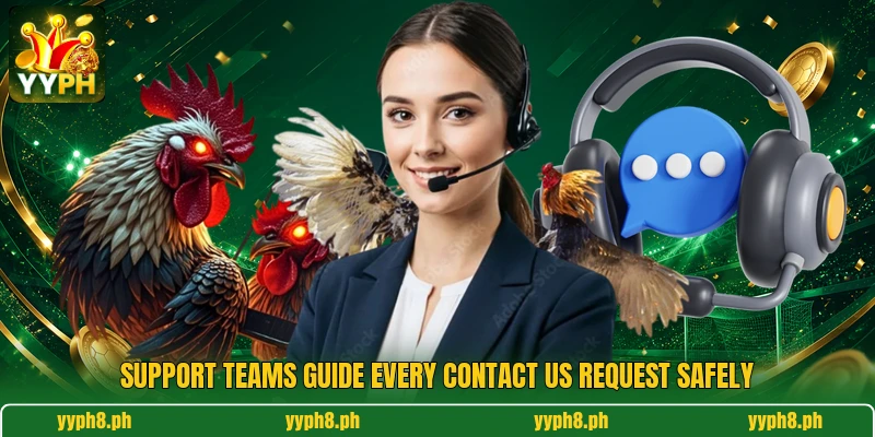Support teams guide every contact us request safely Support teams guide every contact us request safely
